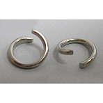 Iron Open Jump Rings, Round, Cadmium Free & Nickel Free, Platinum Color, 21 Gauge, 5x0.7mm, Inner Diameter: 3.6mm inner diameter(JRO5mm)